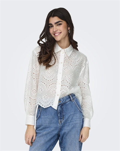 Only - ONLValais Skjorte - Cloud Dancer 